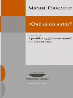 ¿Qué es un autor?
